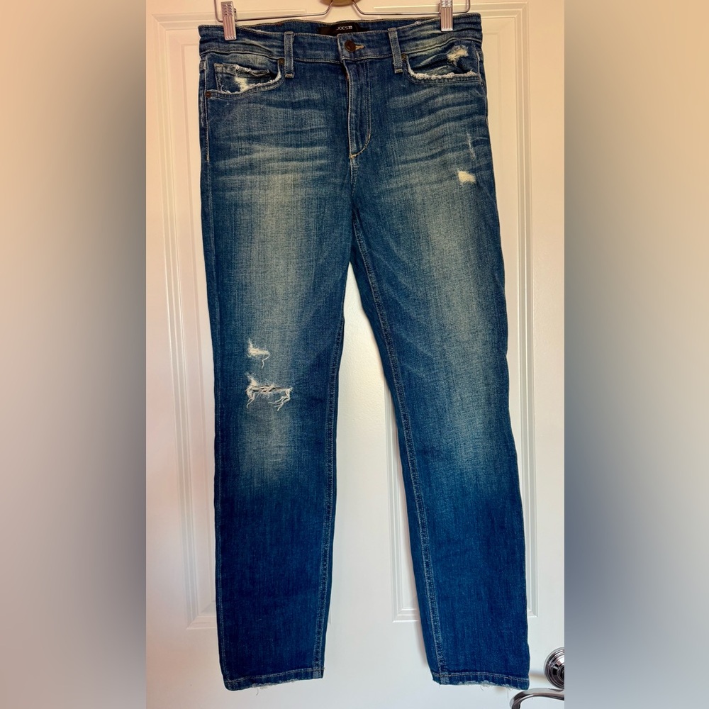 Joe’s Jeans Blue Straight Ankle Jeans. Excellent Condition. Size 30